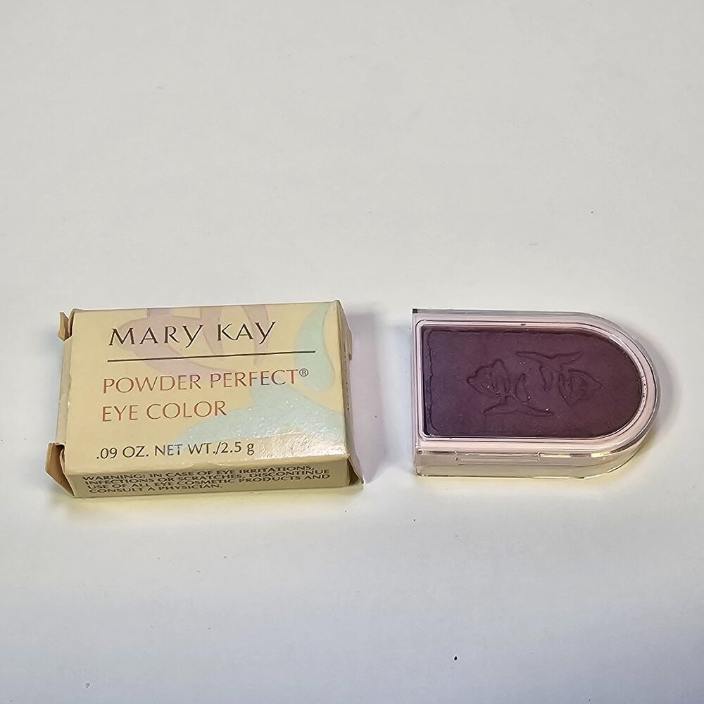 Mary Kay Powder Perfect Eye Color - Smoky‎ Plum #6201 - NIB Old Stock